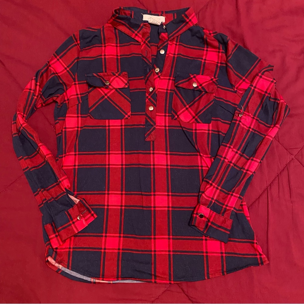 Love Potion Plaid Shirt